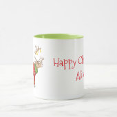 Rindeer dans la tasse de sauteur de Noël festive (Centre)