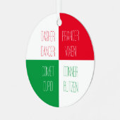 RINDEER NOMS Métal Cercle Ornement (Avant gauche)