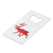Rindeer rouge / Silhouette caribou (Devant Angle)