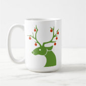 Rinder avec ornements Café Mug (Gauche)