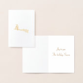 Rinder dans les Cartes de Noël Or (Affichage)