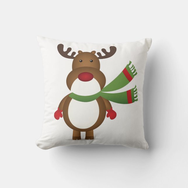 Rinder Portant Un Coussin Écharpe Verte (Recto)