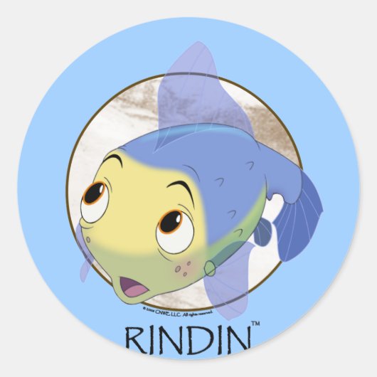 RINDIN-sticker Ronde Sticker (Voorkant)
