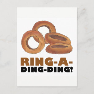 Ring-a-Ding-Ding Bruids Verlovingsfeest Aankondigingskaart