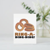 Ring-a-Ding-Ding Bruids Verlovingsfeest Aankondigingskaart (Staand voorkant)