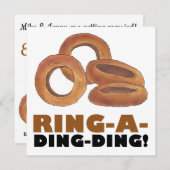 Ring-a-Ding-Ding-Ui-ringingpartij Kaart (Voorkant / Achterkant)