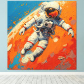 Ring Around the Moon-10 Canvas Afdruk (Insitu (Houten vloer))