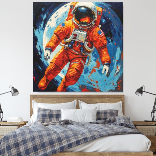 Ring Around the Moon-11 Canvas Afdruk (Insitu (Slaapkamer))