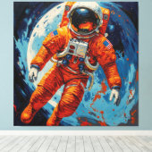 Ring Around the Moon-11 Canvas Afdruk (Insitu (Houten vloer))