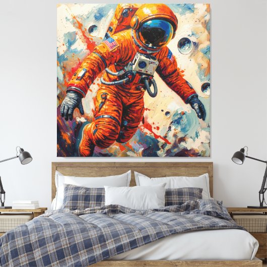 Ring Around the Moon-6 Canvas Afdruk (Insitu (Slaapkamer))