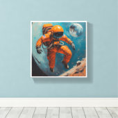 Ring Around the Moon-8 Canvas Afdruk (Insitu (Houten vloer))