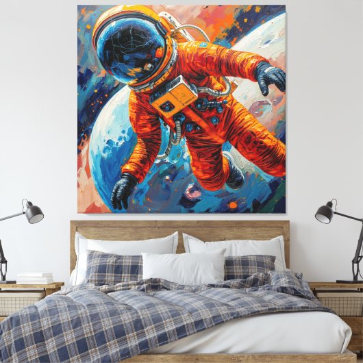 Ring Around the Moon-9 Canvas Afdruk (Insitu (Slaapkamer))