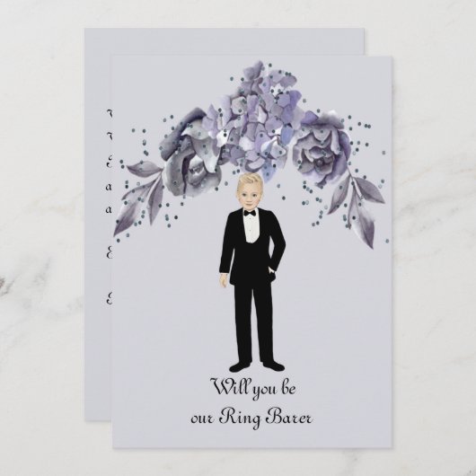 Ring Barer Request for Blue Slate Series (Voorkant / Achterkant)