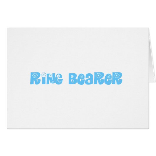 Ring Bearer (Voorkant Horizontaal)