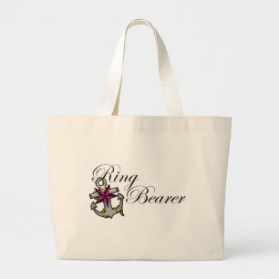 Ring Bearer Anchor Grote Tote Bag