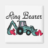 Ring Bearer Backhoe Magneet (Voorkant)