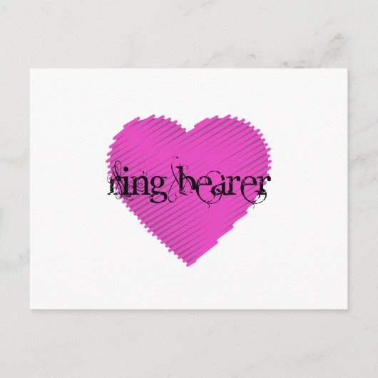 Ring Bearer Briefkaart (Voorkant)