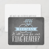 Ring Bearer Card | Groomsman Kaart (Voorkant / Achterkant)