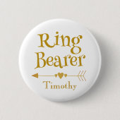 Ring Bearer Charm Ronde Button 5,7 Cm (Voorkant)