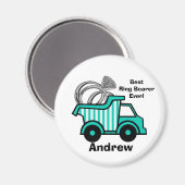 Ring Bearer Dump Truck Magneet (Voorkant / Achterkant)