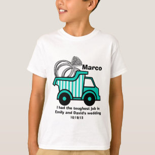 Ring Bearer Dump Truck T-shirt