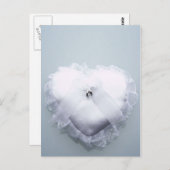 Ring Bearer Heart Pillow Briefkaart (Voorkant / Achterkant)