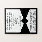 Ring Bearer Puzzle Uitnodiging Legpuzzel (Horizontaal)