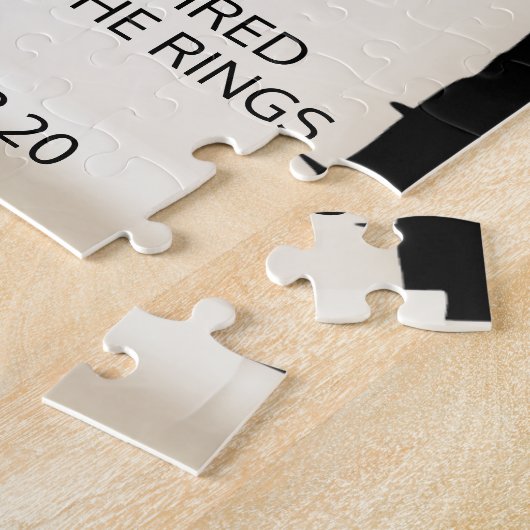 Ring Bearer Puzzle Uitnodiging Legpuzzel (Zijkant)