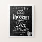 Ring Bearer Secret Agent Puzzle (Vertical)