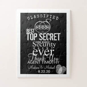 Ring Bearer Secret Agent Puzzle Legpuzzel