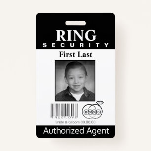 Ring Bearer Security Badge