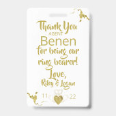 Ring Bearer Security Badge (Achterkant)