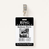 Ring Bearer Security Badge (Voorkant met clip)
