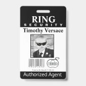 Ring Bearer Security Badge (Voorkant)
