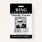Ring Bearer Security Badge (Voorkant)
