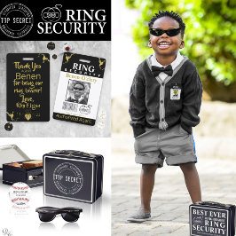 Ring Bearer Security Badge