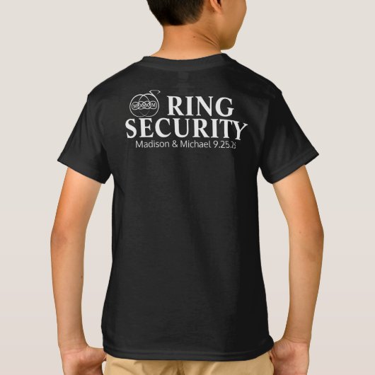 Ring Bearer Security T Shirt (Achterkant)