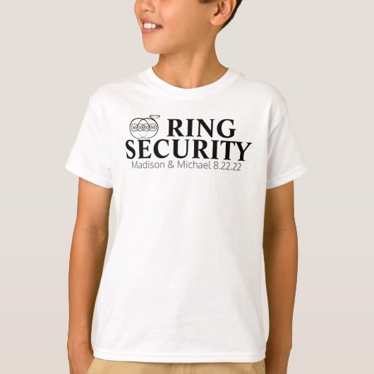 Ring Bearer Security T Shirt (Voorkant)