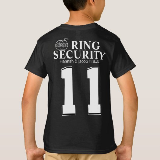 Ring Bearer Security T Shirt (Achterkant)