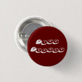 "Ring Bearer" - Snoep bits tekst Ronde Button 3,2 Cm (Voorkant /achterkant)