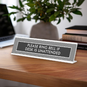Ring Bell als bureaublad wordt geüpdatet - Chevro Bureau Naambordje
