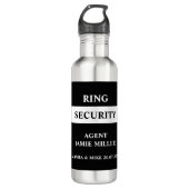Ring Beveiliging Ringdrager Agent Waterfles (Voorkant)