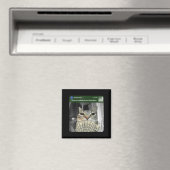 Ring Cat With Motion Meme Magneet (Insitu (Vaatwasser))