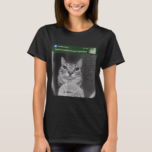 Ring Cat With Motion Meme  T-shirt (Voorkant)