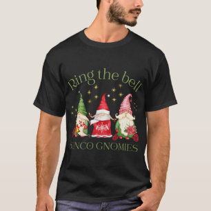 Ring de Bell Bunco Gnomies Bunco Kerstmis Gnomes T-shirt