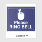 Ring Doorbell-teken Sticker (Vel)