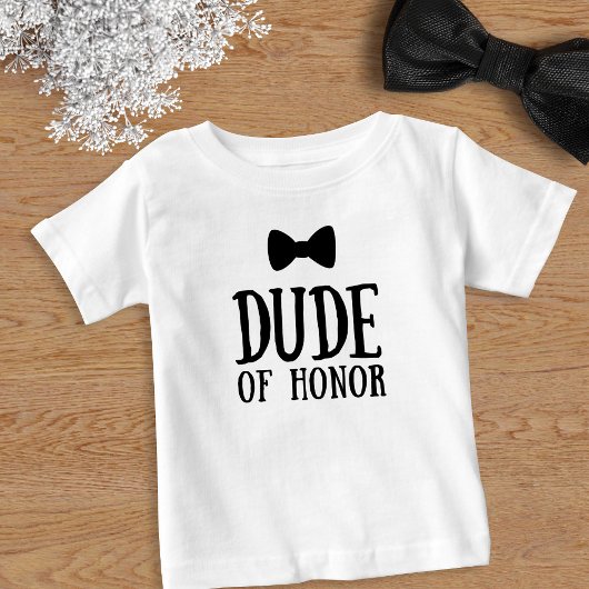 Ring Drager Bruids Party Bruiloft Dude of Honor Kinder Shirts