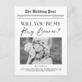 Ring Drager voorstel, aangepaste krant Briefkaart (Voorkant)