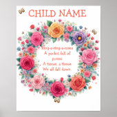 "Ring een Ring O Rozen" Poster (Voorkant)