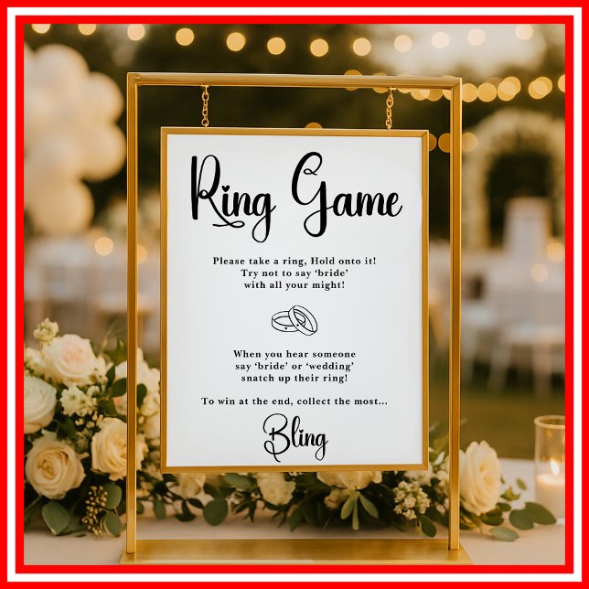 Ring Game Bruiloftsspel Elegante Spellen  (Creator heeft geüpload)